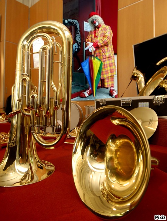Clown musicien Aude